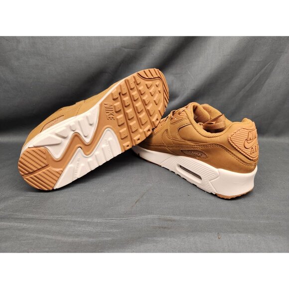 Nike Boys Air Max 90 (GS) Sneakers Leather Flax White Size 6.5 NEW NO BOX! - Picture 2 of 11